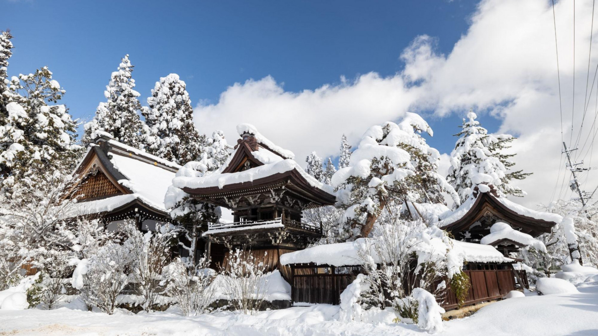 Winter Views of Hida Furukawa