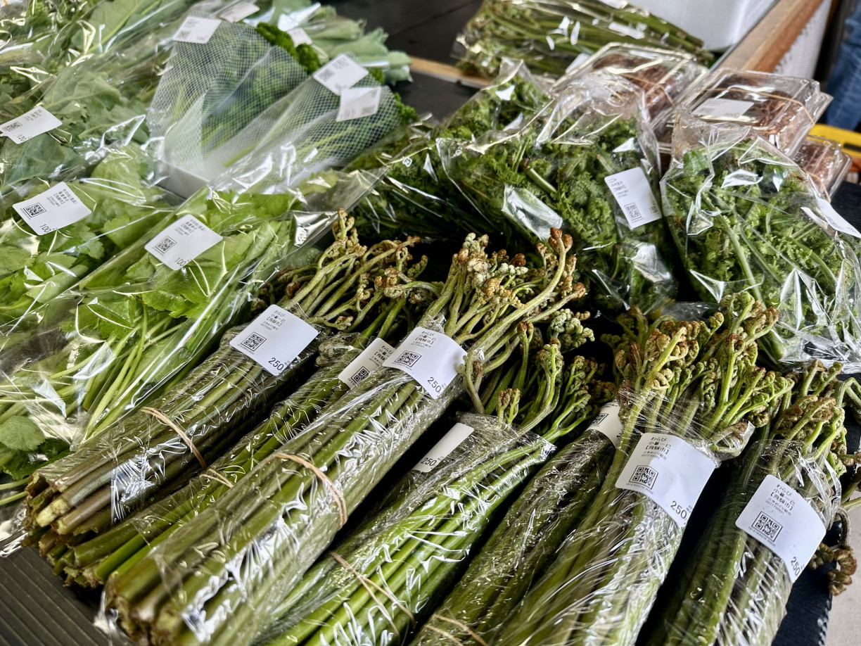 Local spring vegetables