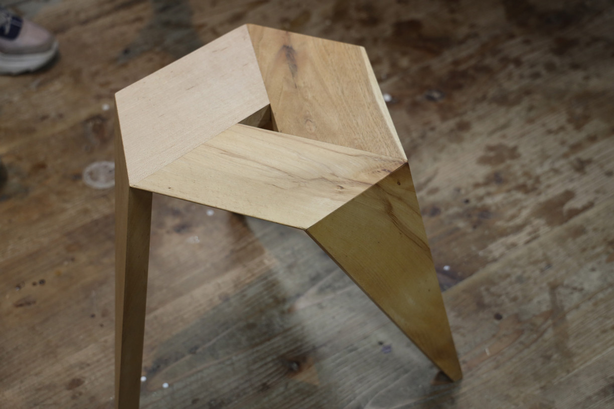 Penrose triangle-inspired chair
