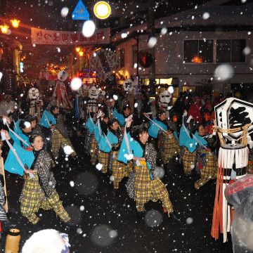 Hida Kamioka Hatsu Kompira Yoi Festival
