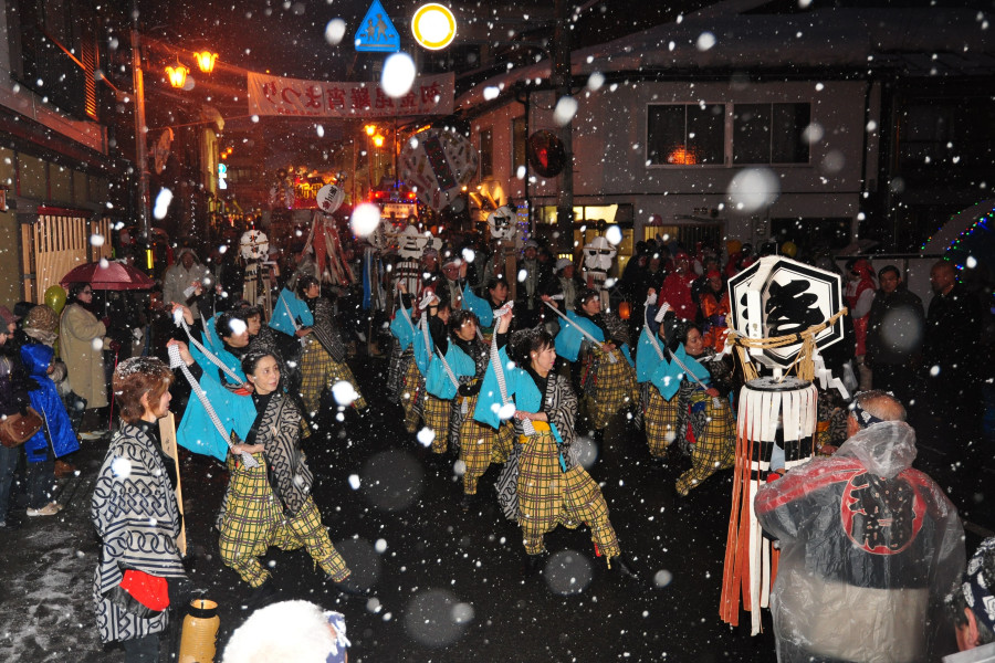 Hida Kamioka Hatsu Kompira Yoi Festival